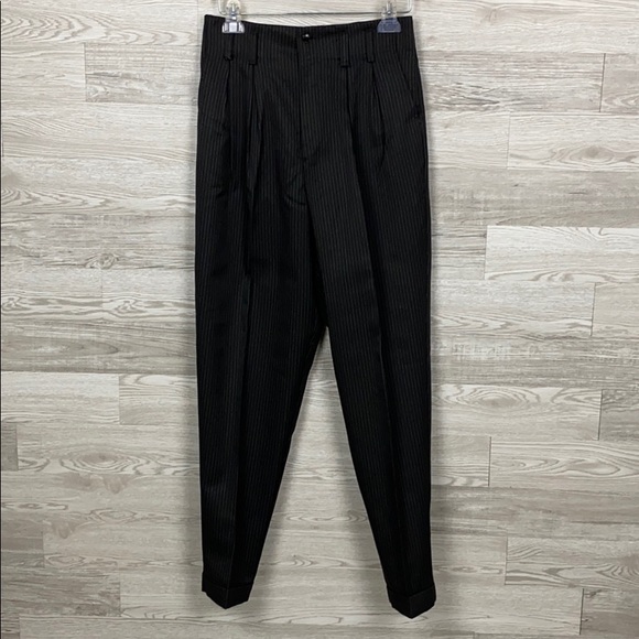 Karin Morgan Vintage Strip Dress Pants - Picture 1 of 7